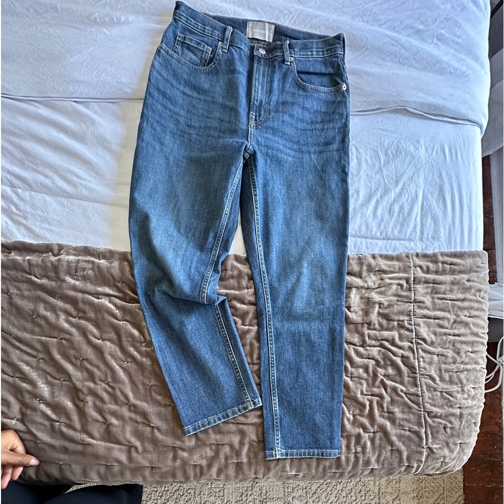 Everlane ankle jeans. High rise straight. - Picture 6 of 6